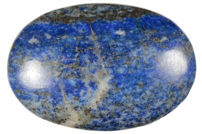 Polished Lapis Lazuli Palm Stone - Pakistan #187645